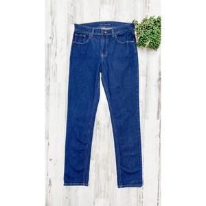 Mott & Bow Classic Dark Wash Boyfriend Denim Jeans